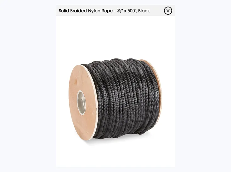 Sample of Nylon Rope